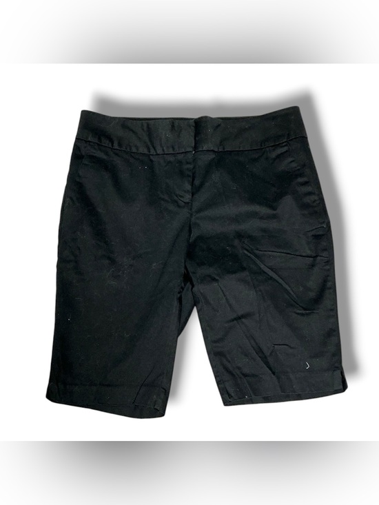 attention Pants - Black tailored chino shorts